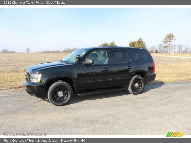 Black / Ebony 2011 Chevrolet Tahoe Police