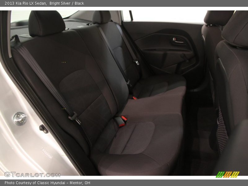 Bright Silver / Black 2013 Kia Rio LX Sedan