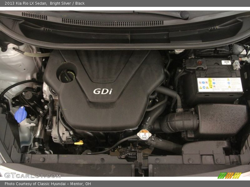 Bright Silver / Black 2013 Kia Rio LX Sedan