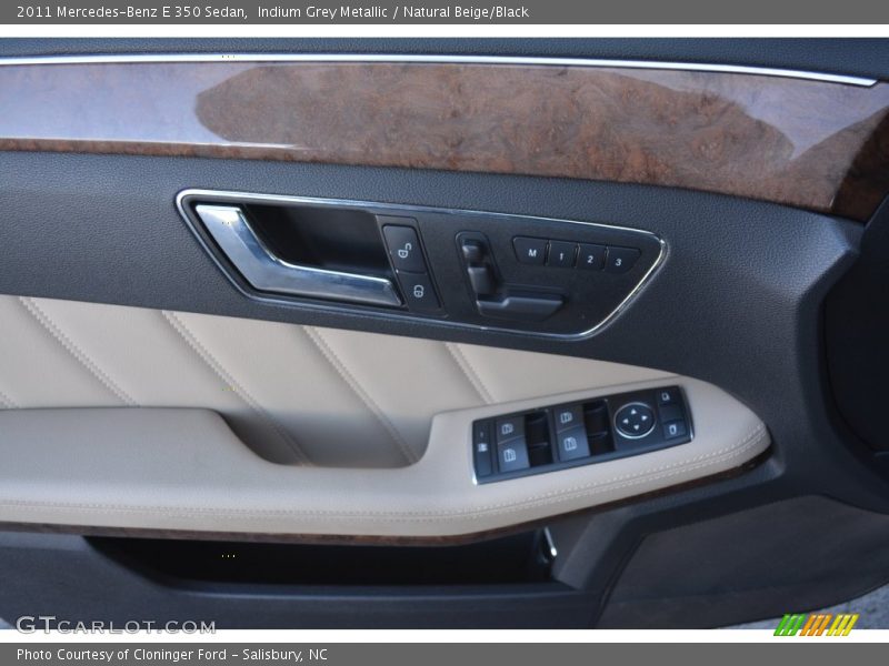 Indium Grey Metallic / Natural Beige/Black 2011 Mercedes-Benz E 350 Sedan