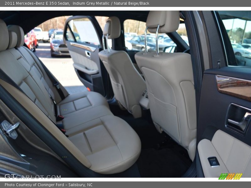 Indium Grey Metallic / Natural Beige/Black 2011 Mercedes-Benz E 350 Sedan