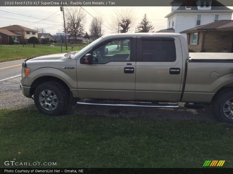 Pueblo Gold Metallic / Tan 2010 Ford F150 XLT SuperCrew 4x4