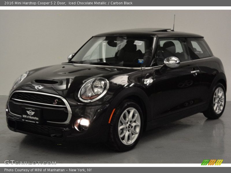 Iced Chocolate Metallic / Carbon Black 2016 Mini Hardtop Cooper S 2 Door