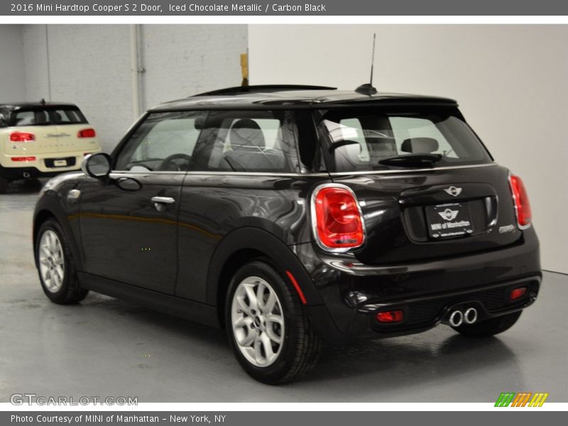 Iced Chocolate Metallic / Carbon Black 2016 Mini Hardtop Cooper S 2 Door