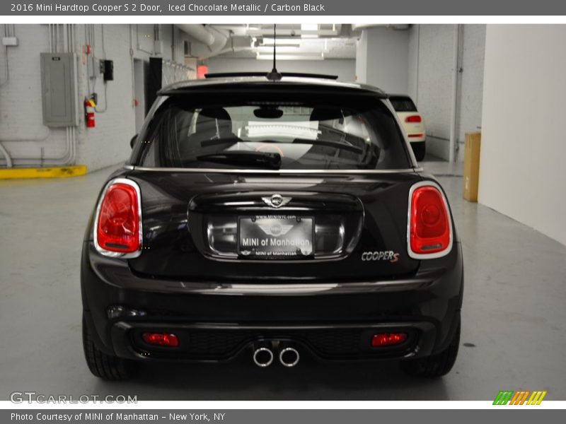 Iced Chocolate Metallic / Carbon Black 2016 Mini Hardtop Cooper S 2 Door