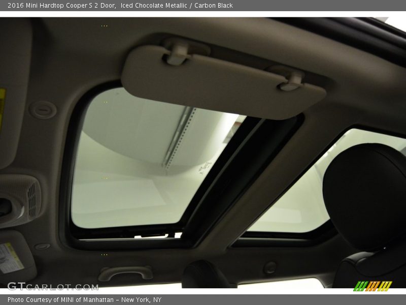 Iced Chocolate Metallic / Carbon Black 2016 Mini Hardtop Cooper S 2 Door