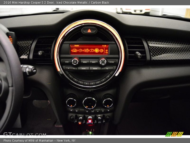 Iced Chocolate Metallic / Carbon Black 2016 Mini Hardtop Cooper S 2 Door