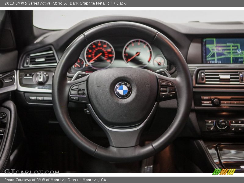 Dark Graphite Metallic II / Black 2013 BMW 5 Series ActiveHybrid 5
