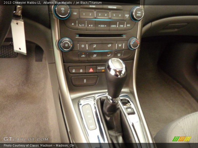 Atlantis Blue Metallic / Jet Black/Titanium 2013 Chevrolet Malibu LS