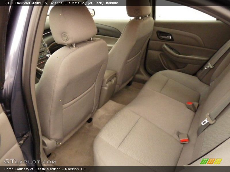 Atlantis Blue Metallic / Jet Black/Titanium 2013 Chevrolet Malibu LS