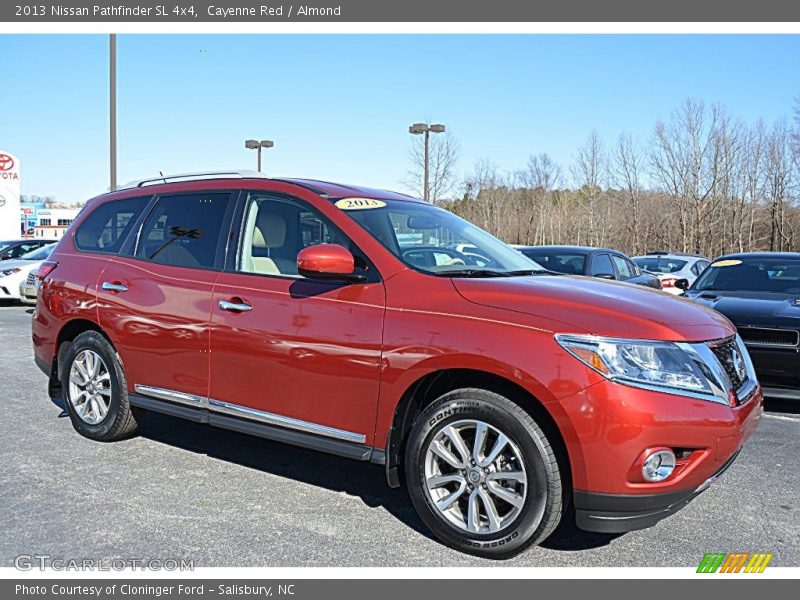 Cayenne Red / Almond 2013 Nissan Pathfinder SL 4x4