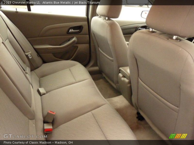 Atlantis Blue Metallic / Jet Black/Titanium 2013 Chevrolet Malibu LS
