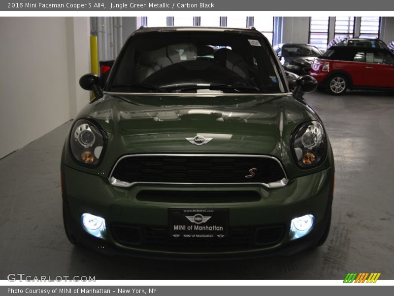 Jungle Green Metallic / Carbon Black 2016 Mini Paceman Cooper S All4