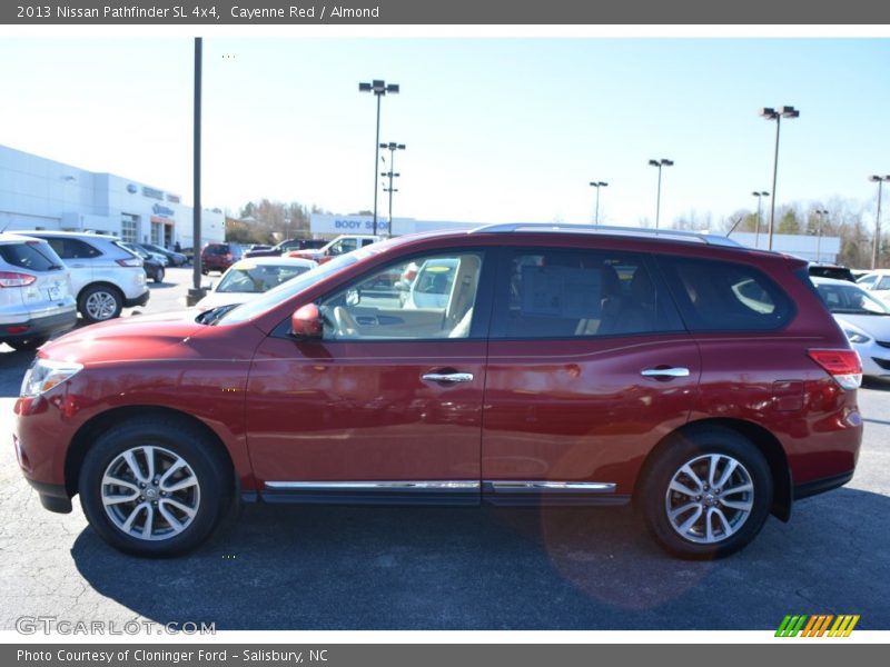 Cayenne Red / Almond 2013 Nissan Pathfinder SL 4x4
