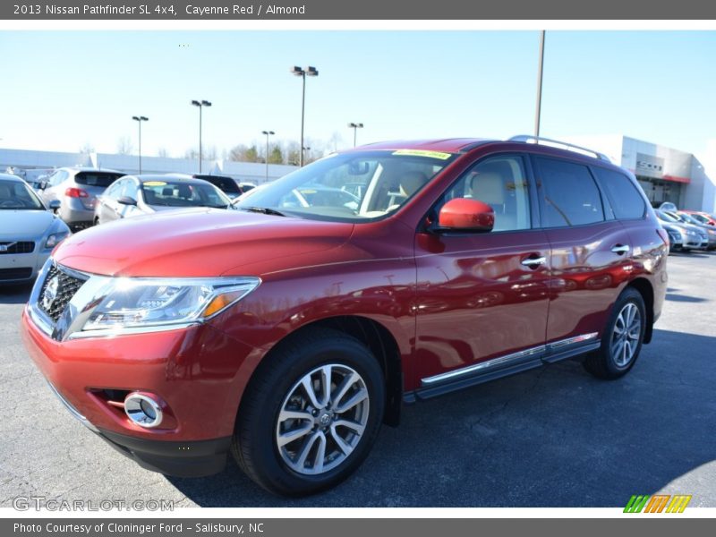 Cayenne Red / Almond 2013 Nissan Pathfinder SL 4x4