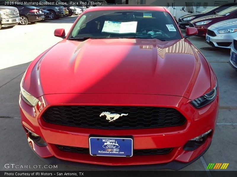 Race Red / Ebony 2016 Ford Mustang EcoBoost Coupe