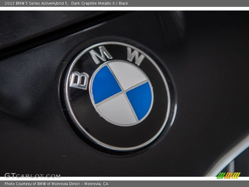 Dark Graphite Metallic II / Black 2013 BMW 5 Series ActiveHybrid 5