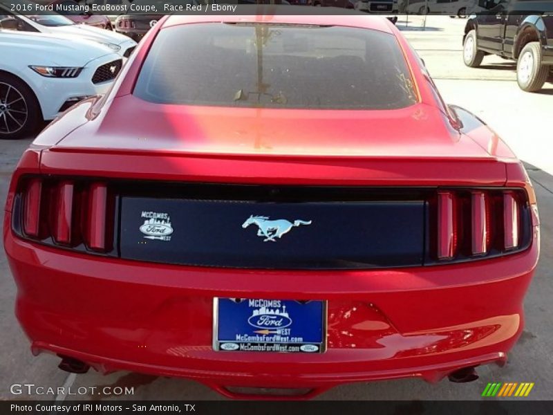 Race Red / Ebony 2016 Ford Mustang EcoBoost Coupe