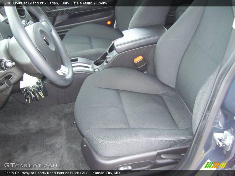 Dark Slate Metallic / Ebony 2008 Pontiac Grand Prix Sedan