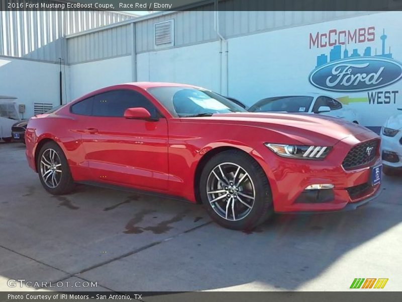 Race Red / Ebony 2016 Ford Mustang EcoBoost Coupe