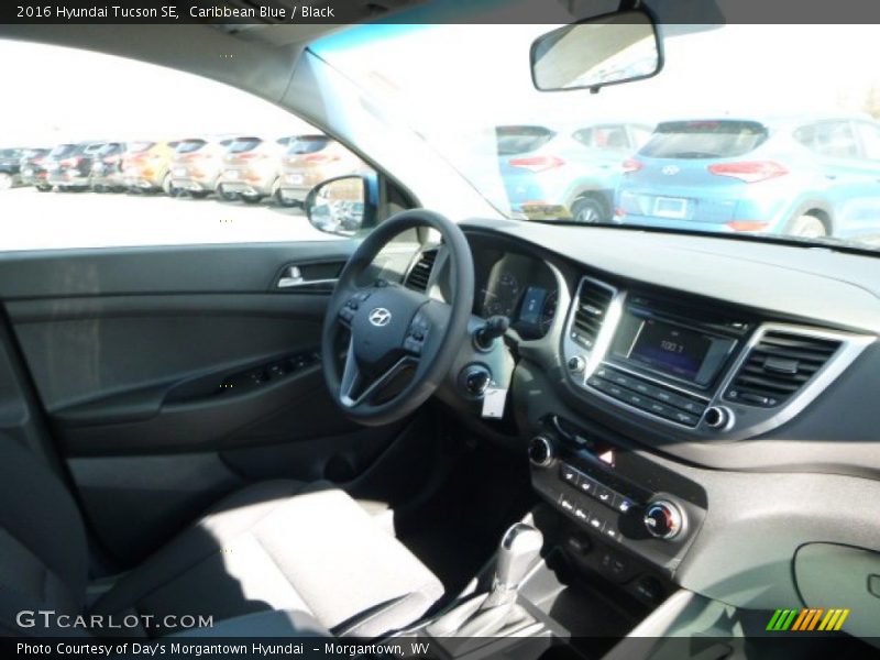 Caribbean Blue / Black 2016 Hyundai Tucson SE