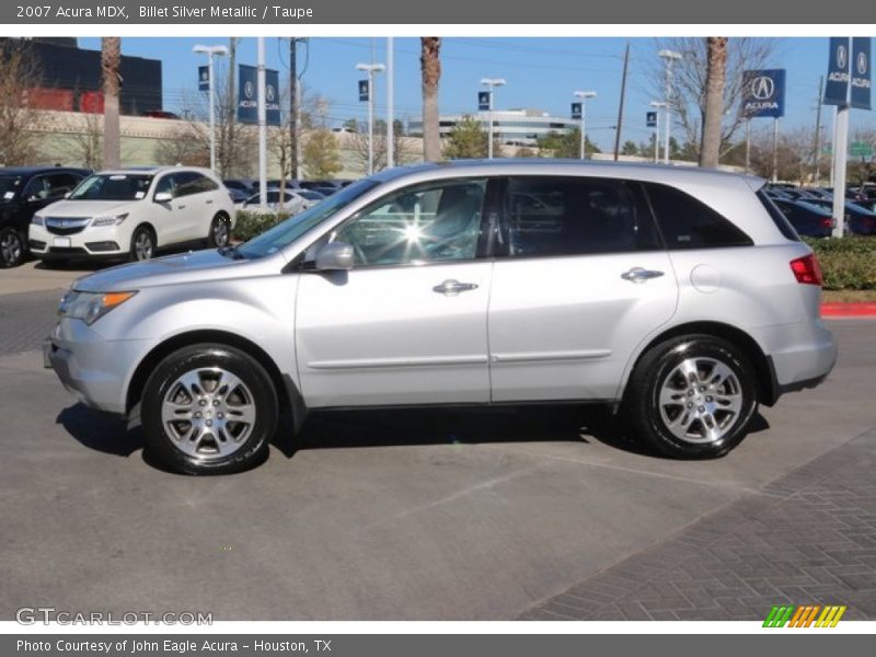 Billet Silver Metallic / Taupe 2007 Acura MDX