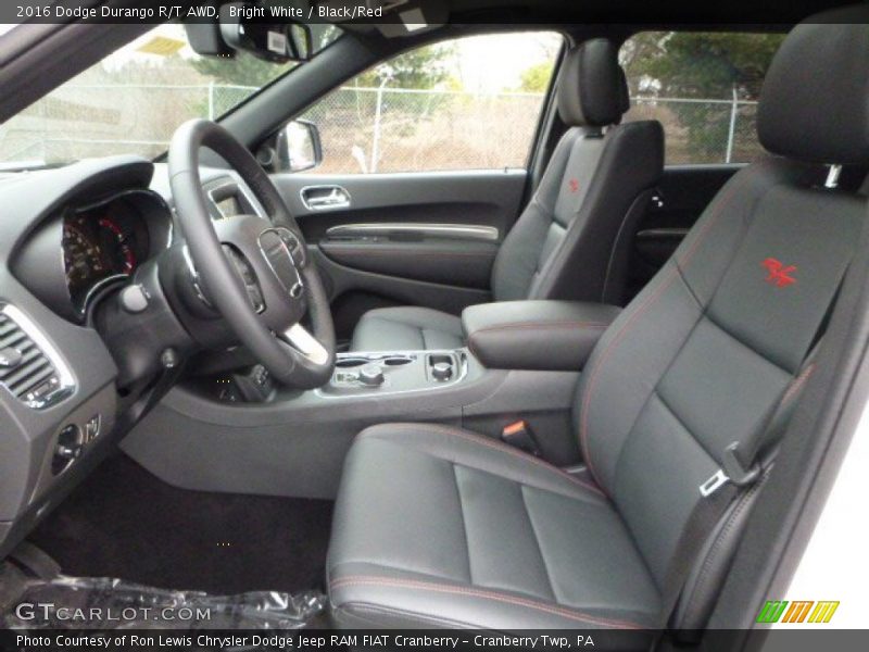  2016 Durango R/T AWD Black/Red Interior