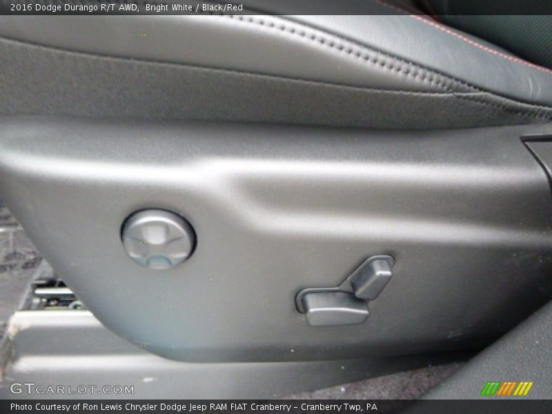 Bright White / Black/Red 2016 Dodge Durango R/T AWD