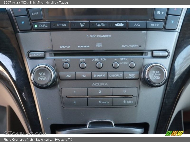 Billet Silver Metallic / Taupe 2007 Acura MDX