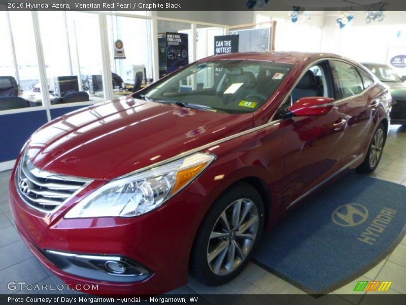 Venetian Red Pearl / Graphite Black 2016 Hyundai Azera