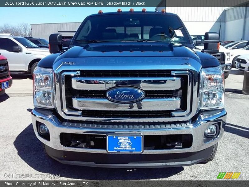Shadow Black / Black 2016 Ford F350 Super Duty Lariat Crew Cab 4x4 DRW