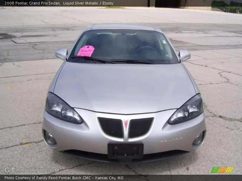 Liquid Silver Metallic / Ebony 2008 Pontiac Grand Prix Sedan