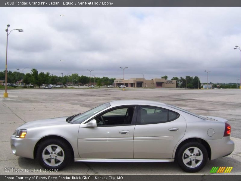 Liquid Silver Metallic / Ebony 2008 Pontiac Grand Prix Sedan