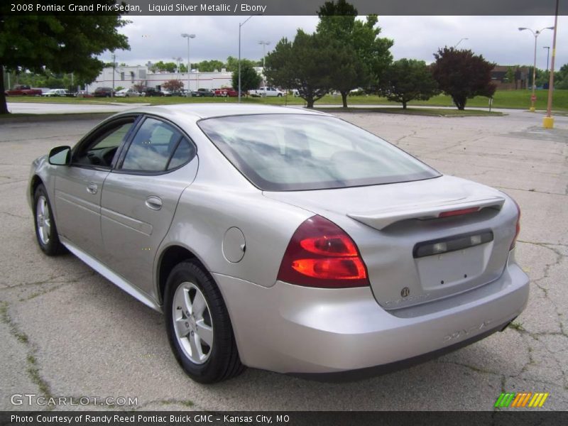 Liquid Silver Metallic / Ebony 2008 Pontiac Grand Prix Sedan
