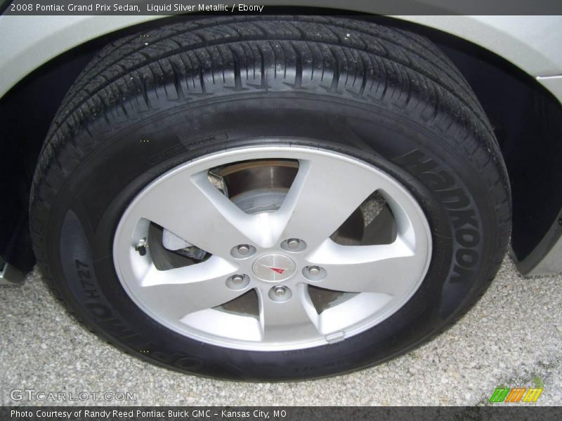 Liquid Silver Metallic / Ebony 2008 Pontiac Grand Prix Sedan