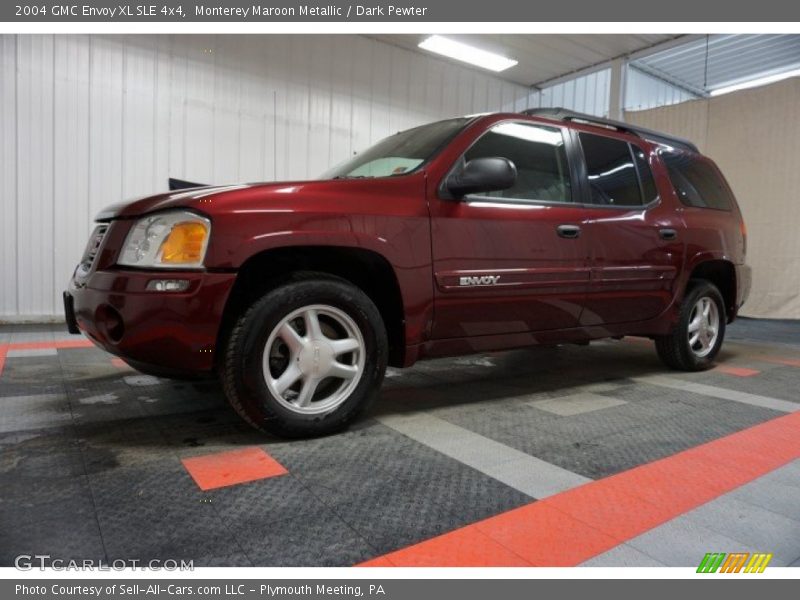 Monterey Maroon Metallic / Dark Pewter 2004 GMC Envoy XL SLE 4x4