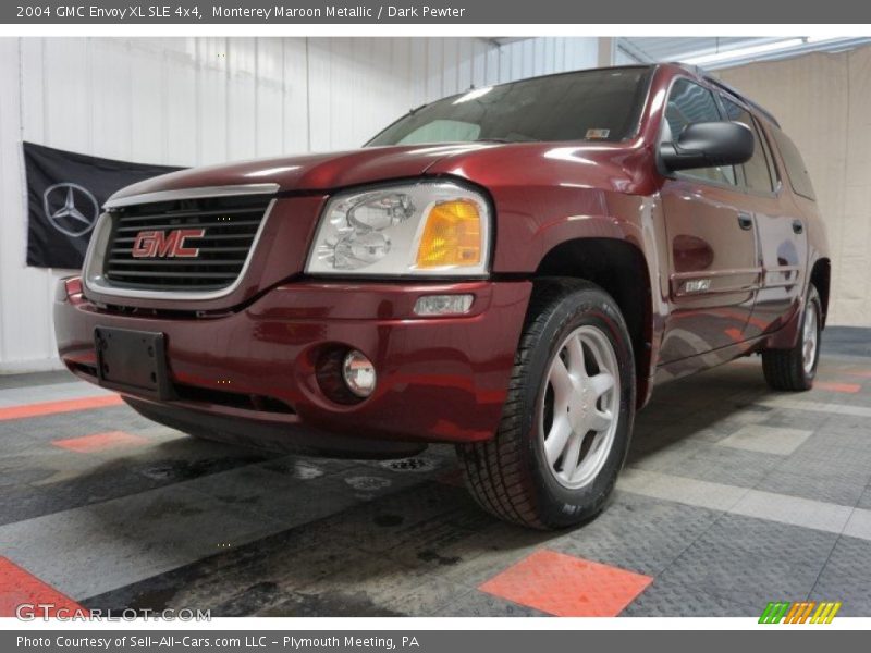 Monterey Maroon Metallic / Dark Pewter 2004 GMC Envoy XL SLE 4x4