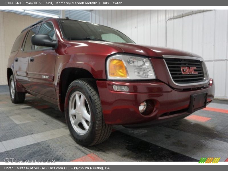 Monterey Maroon Metallic / Dark Pewter 2004 GMC Envoy XL SLE 4x4