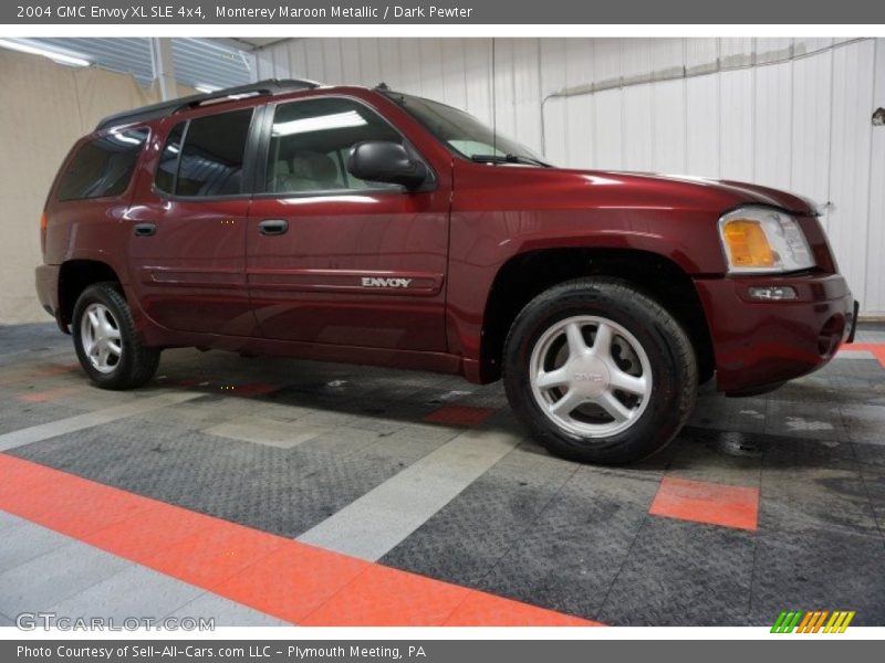 Monterey Maroon Metallic / Dark Pewter 2004 GMC Envoy XL SLE 4x4