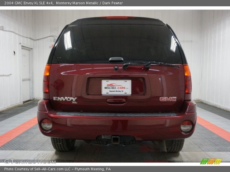 Monterey Maroon Metallic / Dark Pewter 2004 GMC Envoy XL SLE 4x4