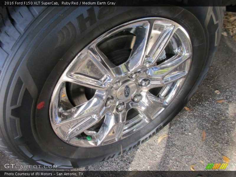 Ruby Red / Medium Earth Gray 2016 Ford F150 XLT SuperCab