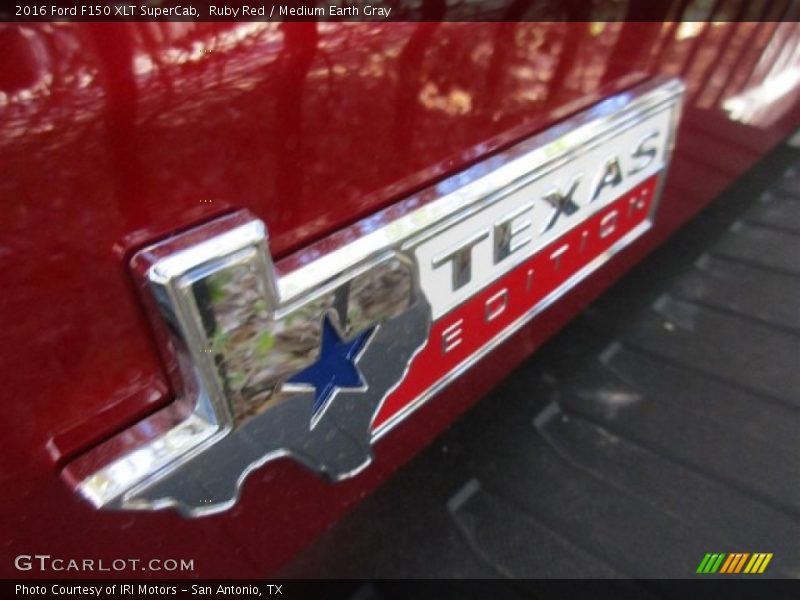 Ruby Red / Medium Earth Gray 2016 Ford F150 XLT SuperCab