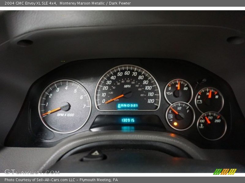 Monterey Maroon Metallic / Dark Pewter 2004 GMC Envoy XL SLE 4x4