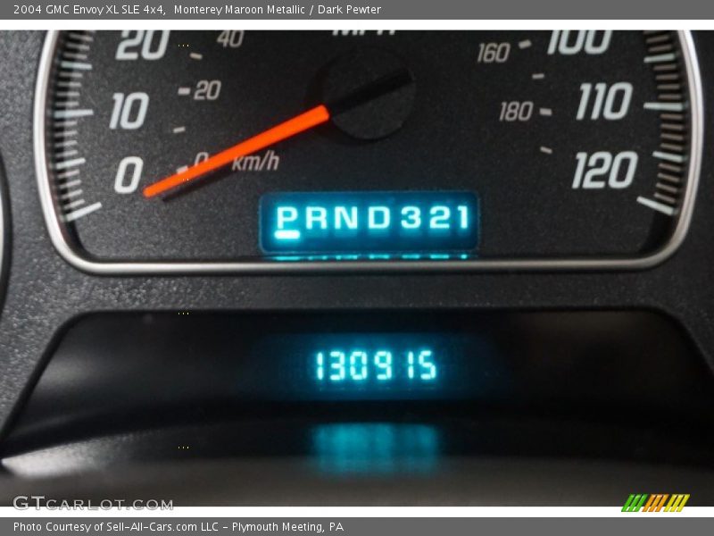 Monterey Maroon Metallic / Dark Pewter 2004 GMC Envoy XL SLE 4x4