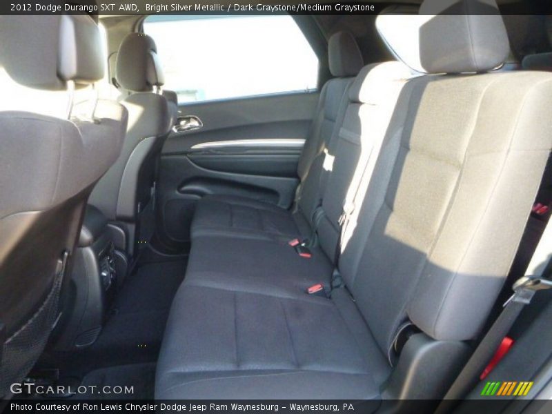 Bright Silver Metallic / Dark Graystone/Medium Graystone 2012 Dodge Durango SXT AWD