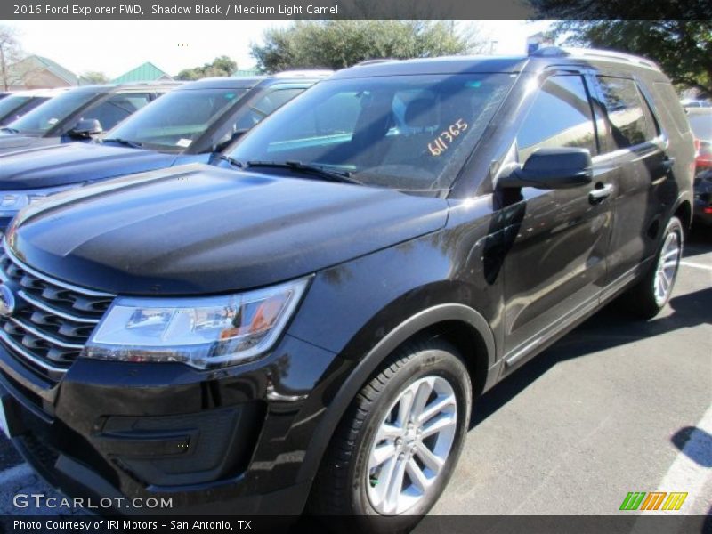 Shadow Black / Medium Light Camel 2016 Ford Explorer FWD