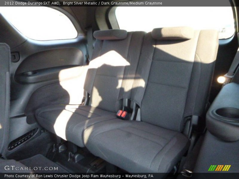 Bright Silver Metallic / Dark Graystone/Medium Graystone 2012 Dodge Durango SXT AWD