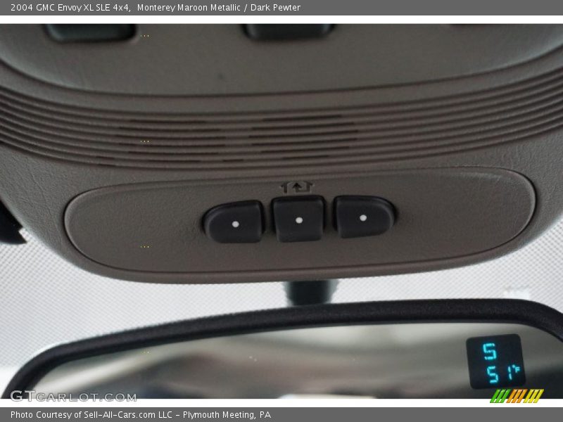 Monterey Maroon Metallic / Dark Pewter 2004 GMC Envoy XL SLE 4x4