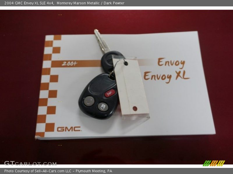 Monterey Maroon Metallic / Dark Pewter 2004 GMC Envoy XL SLE 4x4