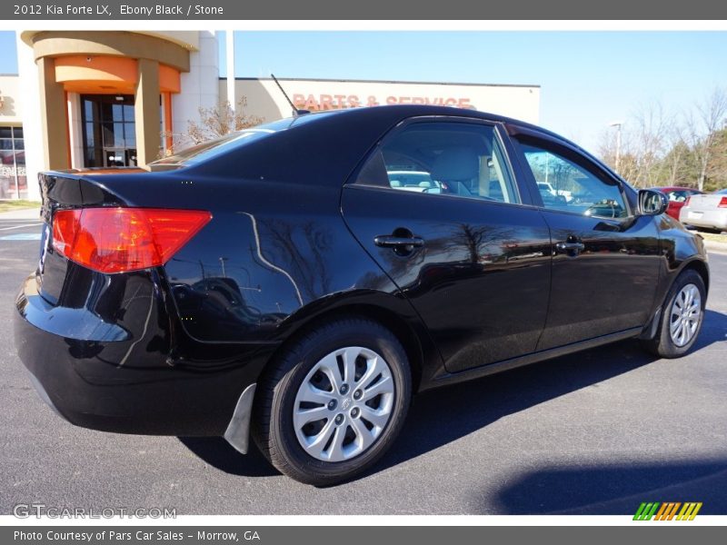 Ebony Black / Stone 2012 Kia Forte LX